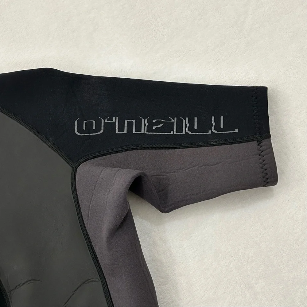 O'NEILL Reactor 2mm Black & Gray Short Sleeve Shorty Surf Wetsuit Men’s S/M